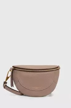BROOKE кожаная поясная сумка Gianni Chiarini, серый