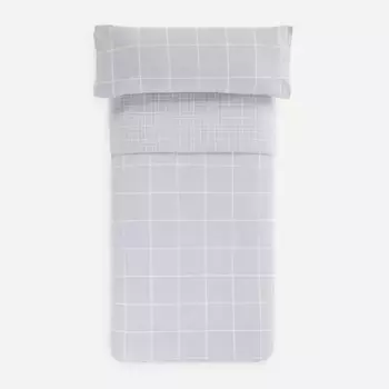 Brooklyn Basics El Corte Ingls комплект пододеяльников из хлопковой фланели, серый