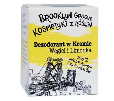 Brooklyn Groove, Крем-дезодорант с углем и лаймом