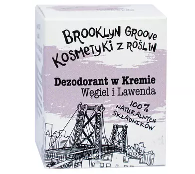 Brooklyn Groove, Крем-дезодорант с углем и лавандой