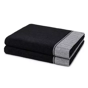 Brooklyn Набор полотенец Mve (2 шт), 80x1x150 см, черный