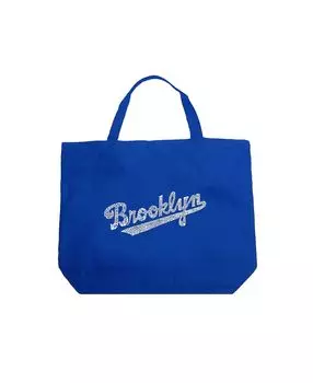 Brooklyn Neighborhoods — большая сумка-тоут Word Art LA Pop Art
