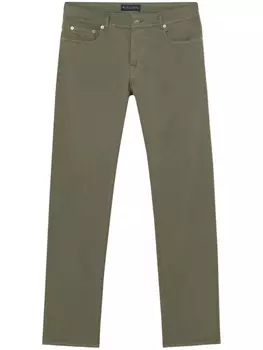 Brooks Brothers узкие брюки, зеленый