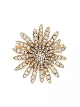 Брошь Daisy с кристаллами (30 мм) Dolce & Gabbana, золотой