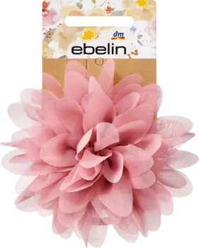 Брошь для волос и заколка цветок розовый 1 штука ebelin