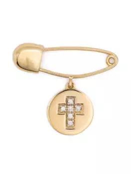 Брошь из желтого золота с бриллиантами Brumani, золотой