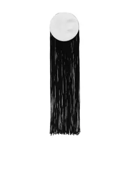 Брошь с бахромой Jil Sander, серебряный