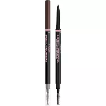Brow Micropencil 03 Темно-коричневый карандаш для бровей, Deborah