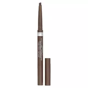 Brow This Way, Средство для определения бровей Fill & Sculpt, средне-коричневый, 0,008 унции (0,25 г) Rimmel London