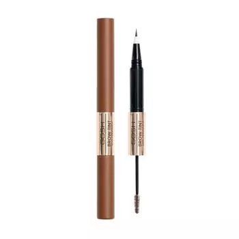 Brow tint карандаш для бровей и гель Gosh, цвет 001 light brown, 2.9 мл