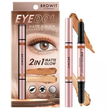 Browit Eyedol Matte And Glow Shadow Stick 1г. 04 Медное сияние, Copper Glow