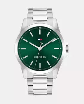 Bruce 1710672 Мужские стальные часы Tommy Hilfiger, серебряный