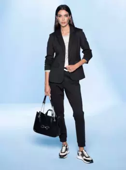 Брючный костюм Heine, черный