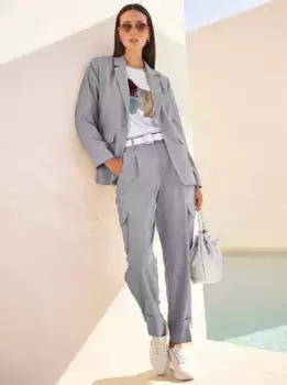 Брючный костюм Heine, серый