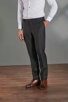 Брючный костюм в клетку Signature Empire Mills из 100 % шерсти приталенного кроя Next, зеленый