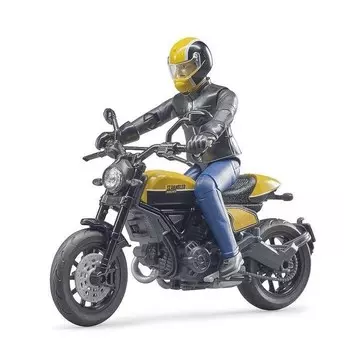 Bruder, Ducati Scrambler с полным дросселем и насадкой, 063053