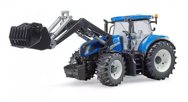 Bruder, Трактор New Holland T7.315 с фронтальным погрузчиком, 03121