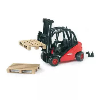 Bruder, Вилочный погрузчик Linde H30D, 02511