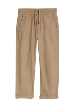 Брюки 2 PACK PURE COTTON Marks & Spencer, цвет Mottled Brown