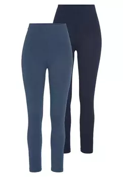 Брюки 2PACK, Leggings LASCANA, синий