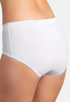 Брюки 3 PACK BASIC + MIDI SLIP Sloggi, белый