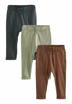 Брюки 3 PACK LIGHTWEIGHT Next, цвет sage green