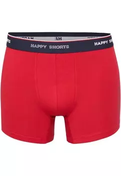 Брюки 3 PACK MOTIVE Happy Shorts, красный