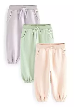 Брюки 3 Пакета Джоггеров Next, цвет lilac green pink