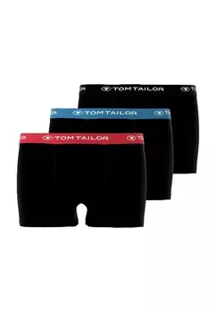 Брюки, 3 шт, пояс с логотипом, мужские TOM TAILOR, цвет 990 Dark Black