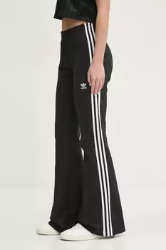 Брюки 3-Stripes расклешенные Adidas Originals, черный