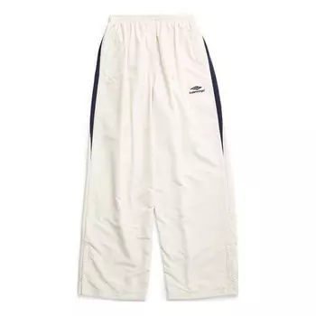 Брюки 3b sports icon medium fit tracksuit pants 'white' Balenciaga, белый