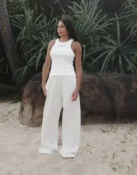 Брюки 4th & Reckless X Loz Vassallo Fergie, кремовый