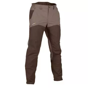 Брюки 500 теплые прочные коричневые SOLOGNAC