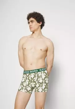 Брюки 5 ПАКЕТ Bjrn Borg, темно-зеленый/абрикосовый/черный