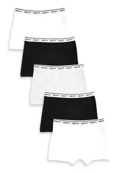 Брюки 5 Пакет Next, цвет black grey white