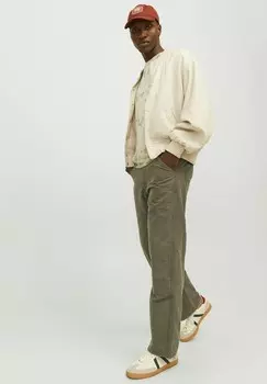 Брюки 5 POCKET Jack & Jones, оливковый