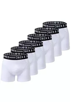 Брюки 6ER PACK SENSE Jack & Jones, белый