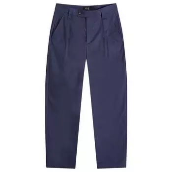 Брюки A.P.C. Renato Pleated Chino, цвет Dark Navy
