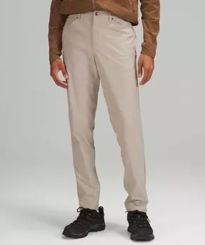 Брюки ABC Slim Fit с 5 карманами Lululemon, серебряный