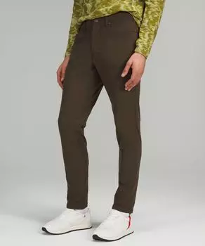 Брюки ABC Slim-Fit с 5 карманами Lululemon, оливковый