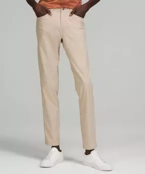 Брюки ABC Slim Fit с 5 карманами, Lululemon, кремовый