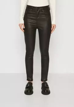 Брюки Abercrombie & Fitch LOVE HIGH RISE, черный