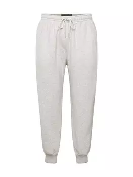 Брюки Abercrombie & Fitch Tapered Pants ESSENTIAL, цвет mottled grey