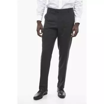 Брюки ACADEMY из эластичной шерсти Corneliani, Gray