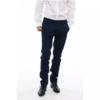 Брюки ACADEMY из хлопка Corneliani, Blue