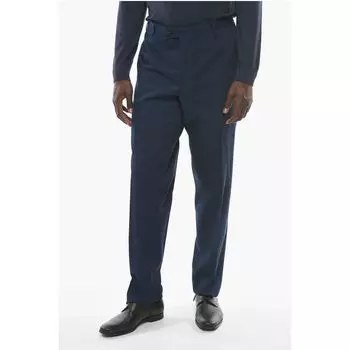 Брюки ACADEMY из хлопка твила Corneliani, Blue