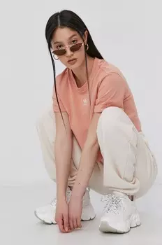 Брюки Adidas Originals, бежевый