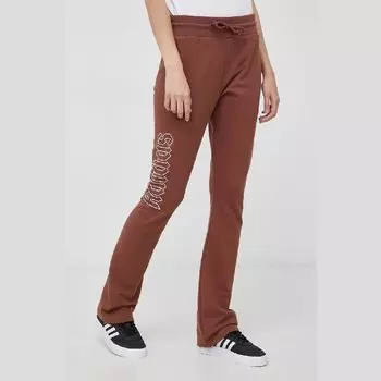 Брюки adidas Originals, коричневый/белый