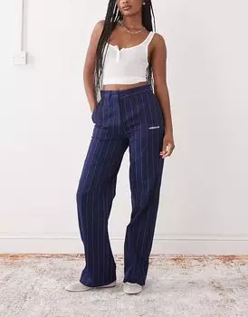 Брюки Adidas Originals Navy в тонкую полоску