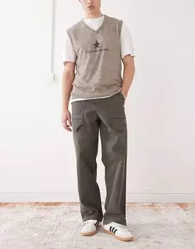 Брюки Adidas Originals Premium Essentials цвета хаки